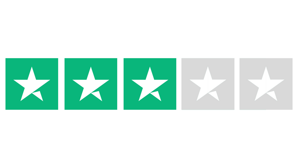 3 Trustpilot stars